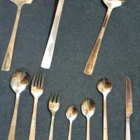 سرویس قاشق و چنگال هخامنشی|ظروف سرو و پذیرایی|فلاورجان, |دیوار