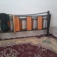 تخت دونفره فلزی به همراه کفی