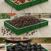 سبدماکارونی.سبد ذغال. سبد میوه خشک کن. پالت میوه