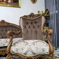 مبل9نفره رنگ خاص چوب راش اصل سفارشی سازنو نو