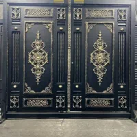 درب آهنی حیاط باغ