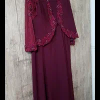 لباس مجلسی دوتیکه اکبند جنس خوب توافقی