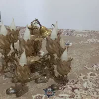 لوستر سلطنتی برنزی|لوستر و چراغ آویز|قم, حاج زینل|دیوار