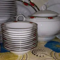 سرویس ۱۲ نفره چینی|ظروف سرو و پذیرایی|اصفهان, بهارستان|دیوار