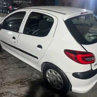 206 تیپ2 رنگ سفید  مدل 1388 دور رنگ سفید اقساطی|خودرو سواری و وانت|مشهد, الهیه|دیوار
