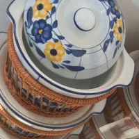 قابلمه سرامیکی گل پنبه