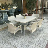 میز و صندلی پلاستیکی حصیری ۹۹۱|میز و صندلی غذاخوری|لواسان, |دیوار