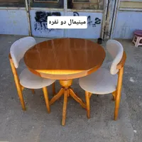 فروش میزو صندلی ناهارخوری رنگ شده و خام|میز و صندلی غذاخوری|مشهد, هفده شهریور|دیوار