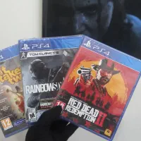 دیسک ps4 و ps5 آکبند Red dead 2 و GTA V