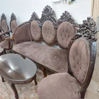 مبلمان چوبی کلاسیک میز عسلی سالم و زیبا|مبلمان خانگی و میز عسلی|رباط‌کریم, رباط‌کریم|دیوار