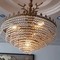 لوستر بزرگ از جنس برنز