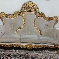 مبل سلطنتی طلائی ۹نفره|مبلمان خانگی و میز عسلی|نسیم‌شهر, |دیوار