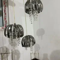 لوستر برنز نقره ای|لوستر و چراغ آویز|اهواز, کیانپارس |دیوار