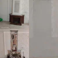 گچ کار گچکاری تخریب شومینه آرک کناف کاری