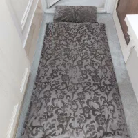 تشک با بالش با رویه مخمل نونو مناسب جهیزیه