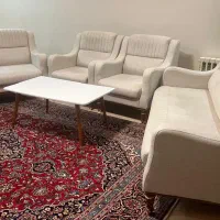 مبل ۷ نفره پارچه ای|مبلمان خانگی و میز عسلی|تهران,  امام زاده قاسم (نیاوران)|دیوار