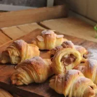 کروسان شکلاتی خانگی