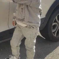 کت جین با شلوار اسپرت