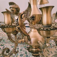 لوستر برنز مدل فرشته|لوستر و چراغ آویز|تهران, ارم|دیوار