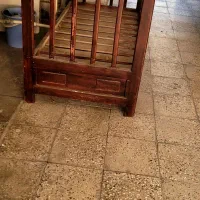 تخت و میز تلفن چوبی|تخت و صندلی بچه|گرگان, |دیوار