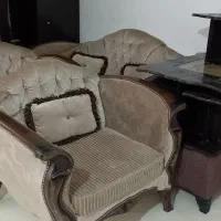 مبل هفت نفره و ویترین طرح 7|مبلمان خانگی و میز عسلی|شاهدشهر, |دیوار