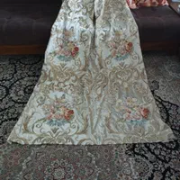 کنار پرده گلدوزی مخمل درجه «۱»|پرده، رانر، رومیزی|کرج, اسدآباد|دیوار