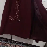 کت دامن مجلسی زرشکی