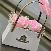 دسته گل روبانی|گل مصنوعی|شوش, |دیوار