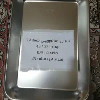 سینی گوشت و ساندویچی