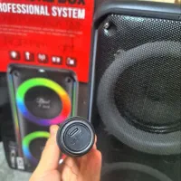 پارتی باکس حرفه ای مدل KTS-1909 - میکروفون بیسیم|سیستم صوتی خانگی|کاشان, شهید زجاجی|دیوار