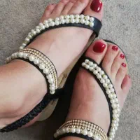 صندل مرواریدی جذاب