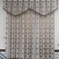 پرده به همراه آستر و سر پرده