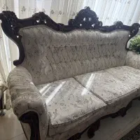 مبلمان استیل به همراه میز ناهار خوری و بوفه|مبلمان خانگی و میز عسلی|تهران, سعادت‌آباد|دیوار
