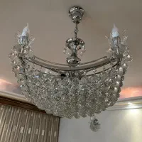 فروش دو عدد لوستر تمام کریستال|لوستر و چراغ آویز|تبریز, |دیوار