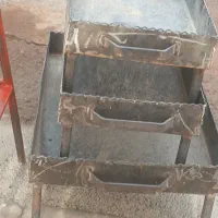 فروش منقل کبابی چهار پایه و جوشکاری ابگرمکن|اجاق گاز و لوازم برقی پخت‌وپز|لردگان, |دیوار