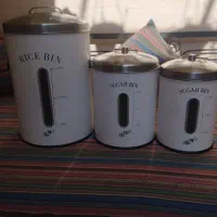 سطل سفیدجای برنج قندوشکر