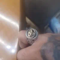 انگشتر نقره طرح تویوتا