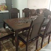 میز ناهار خوری 6 نفره س|میز و صندلی غذاخوری|کرمان, |دیوار