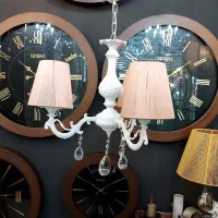 لوستر آلمینیومی با شید نخی|لوستر و چراغ آویز|شهریار, شهرک وائین|دیوار