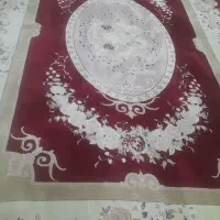 فرش ۱۲ماری زمینه لاکی جنس عالی