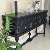 کنسول چوبی بصورت خام و رنگ شده|بوفه، ویترین، کنسول|مشهد, یاس|دیوار