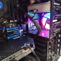 سیستم گیمینگ با گرافیک rx580  8g تمیز در حد