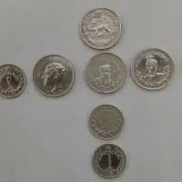 سکه نقره قاجاری و پهلوی محمدعلی شاه احمدشاه رضاشاه