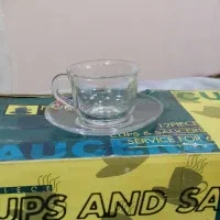 فنجان و نعلبکی فرانسوی/بستنی خوری 3 عددی