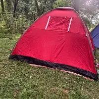 چادر 8 نفره قرمز ژاپنی پنجره دار ضد باد وباران|کوهنوردی و کمپینگ|رشت, گلسار|دیوار