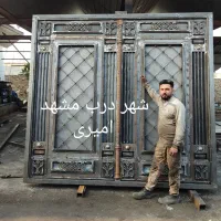 پنجره پیوی سی اهنی باغ درب گاوصندوق باغی