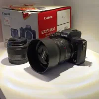 دوربین کنون m50 Mark 2 و لنز 50 فیکس f1/8