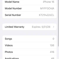 iPhone 16 128 Ch|موبایل|بم, |دیوار