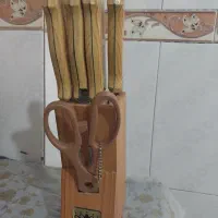 ست کفگیرملاقه تفلون کارکرده ست کارداشپزخانه|ظروف پخت‌وپز|مشهد, طبرسی شمالی|دیوار
