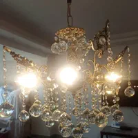 لوستر برنزی ، ۵ شاخه|لوستر و چراغ آویز|بندرعباس, |دیوار